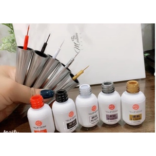 Cọ nét hoa hồng cọ nét vẽ nail(freeship)