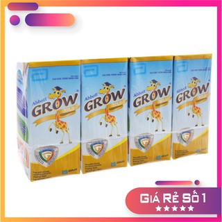 Lốc 4 hộp sữa bột pha sẵn Abbott Grow Gold vani 180ml 5GYG