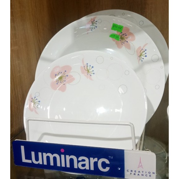 Bộ bát đĩa  Larah Borosil thủy tinh 10 chi tiết, sản xuất Ấn Độ, dùng lò vi sóng, máy rửa bát - BRS10I