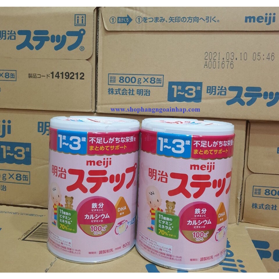 Sữa Meiji số 9 nội địa Nhật 800g cho bé 1 - 3 tuổi - Riobaby