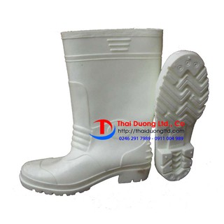 Ủng bảo hộ lao động trắng đế trắng dành cho nam (Size 42)