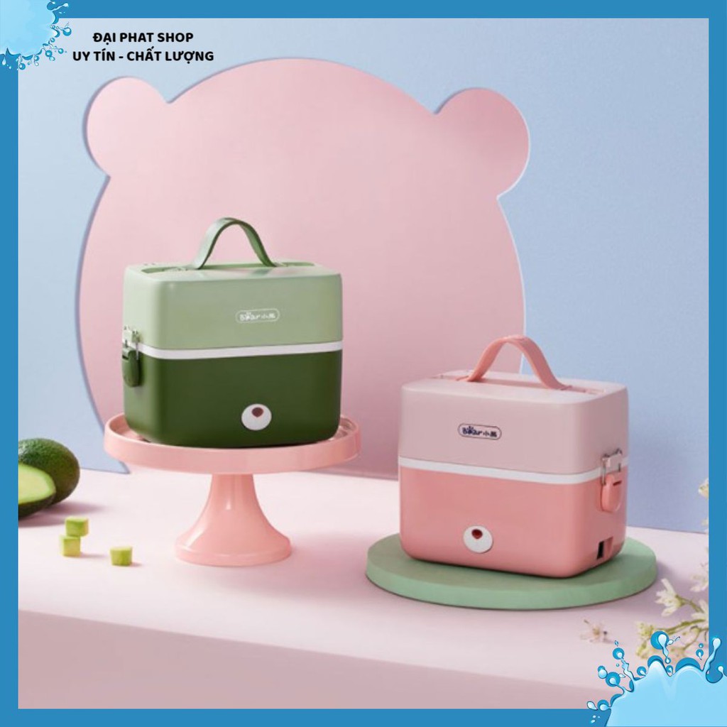 Hộp cơm cắm điện Bear DFH-B12U8, 2 tầng 3 ngăn, sử dụng inox cao cấp 304 | BigBuy360 - bigbuy360.vn