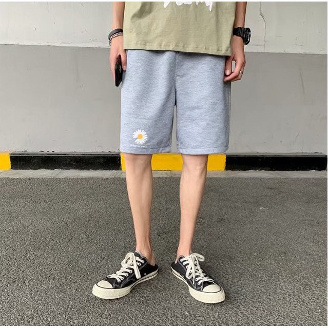 Quần short thể thao hoa cúc daisy unisex siêu hot | BigBuy360 - bigbuy360.vn