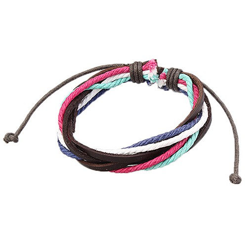 Vòng Tay Giả Da Thời Trang Unisex