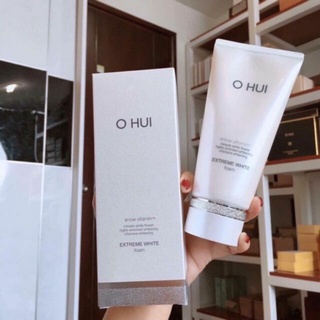 Sữa rửa mặt Ohui dưỡng da trắng sáng Ohui Extreme White Foam Snow vitamin 160ml hàng nội địa