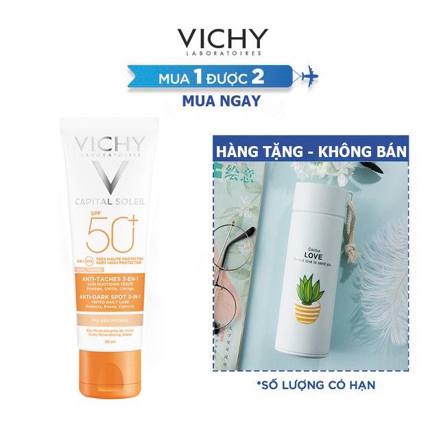 [Chính Hãng] Kem Chống Nắng Không Gây Nhờn Rít SPF 50 Vichy Ideal Soleil 50ml