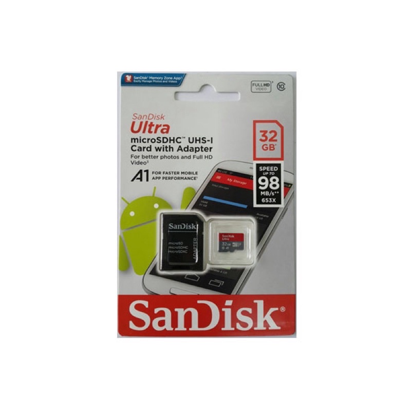 Thẻ nhớ hàng cty sandisk chuẩn dung lượng 4G/8G/16G/32G/64G