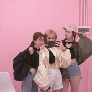 💥💣[ORDER] ÁO BOMBER JACKET CROPTOP UZZANG💣