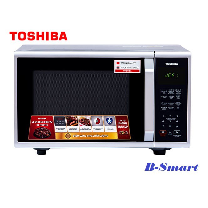 [Mã ELHADEV giảm 4% đơn 300K] Lò vi sóng điện tử có nướng Toshiba ER-SGS23(S1)VN Thái Lan