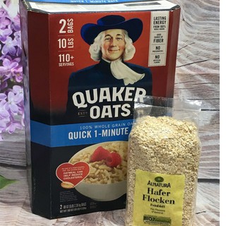 Tặng 500g yến mạch hafer - khi mua yến mạch quaker cán vỡ 4.52kg