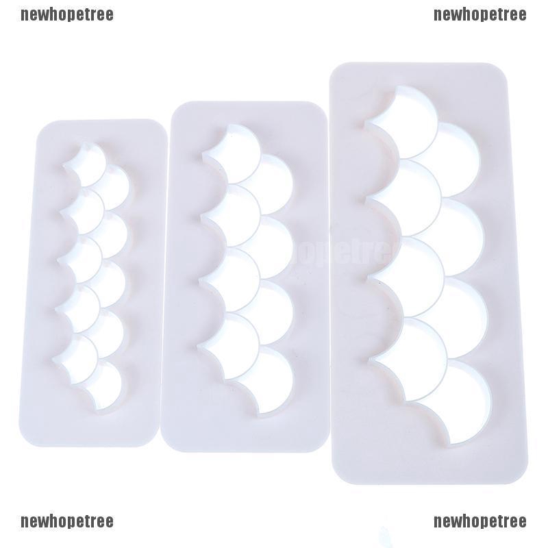 Set 3 Khuôn NhựA TạO HìNh VảY Cá ĐộC ĐáO LàM BáNh Trang Trí