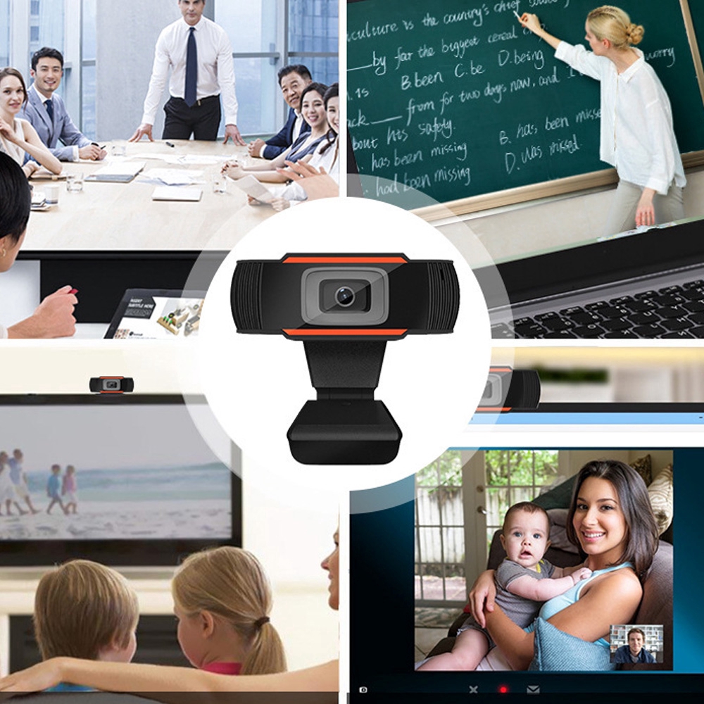 Webcam 1080p / 720p / 480p Kết Nối Pc + Usb 2.0 Cao Cấp