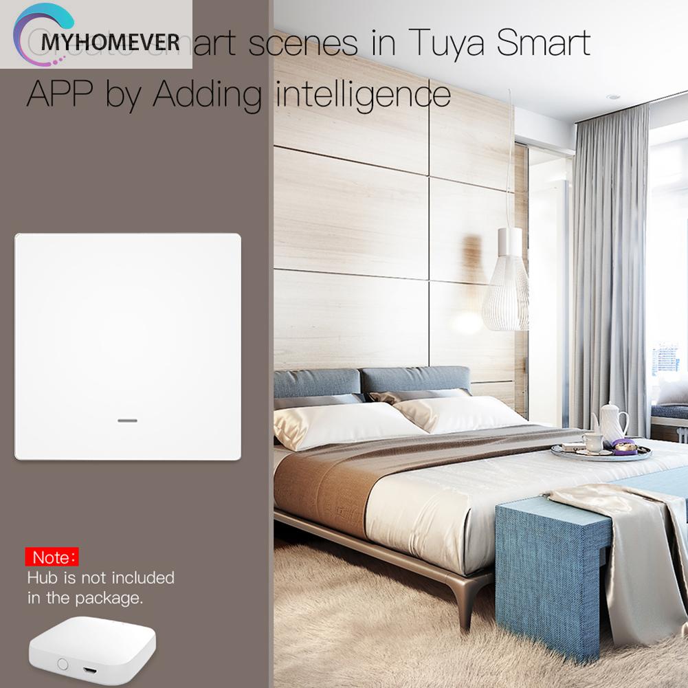 Công Tắc Gắn Tường Thông Minh Zigbee Tuya Kết Nối Bluetooth Điều Khiển Bằng Ứng Dụng