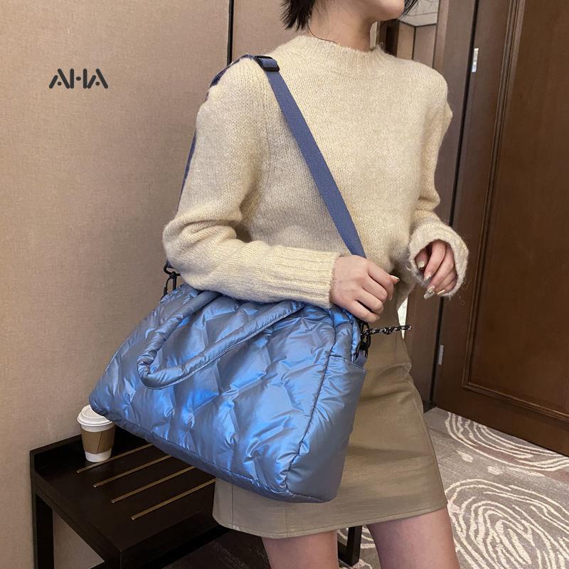 Túi đeo chéo AHA official sức chứa lớn phong cách đơn giản thời trang dành cho nữ