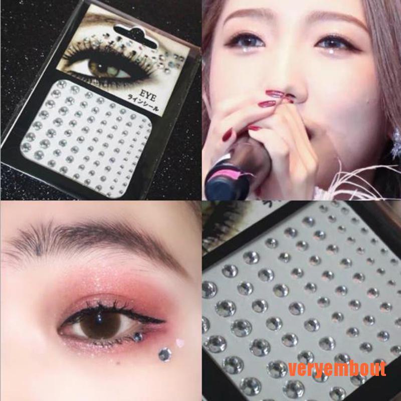 Miếng Dán Pha Lê Trang Trí Cơ Thể Tạm Thời Tiện Dụng