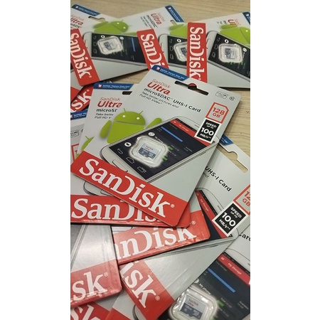 Thẻ Nhớ MicroSDXC SanDisk Ultra 128GB 100MB/s 667x SDSQUNR128GGN6MN - CHO ĐIỆN THOẠI,CAMERA WIFI