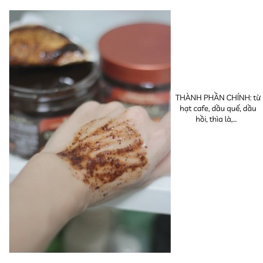 Tẩy da chết toàn thân CÀ PHÊ QUẾ HỒI BILENA - 380g