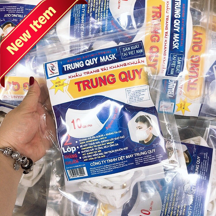 [Video & ảnh ] Khẩu trang vải kháng khuẩn hàng xuất Nhật 1set (10 cái) PKKT003 | Shopee Việt Nam