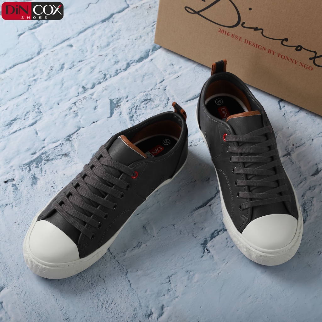 Giày Sneaker Da Nam DINCOX C11 Trẻ Trung, Năng Động Charcoal | BigBuy360 - bigbuy360.vn