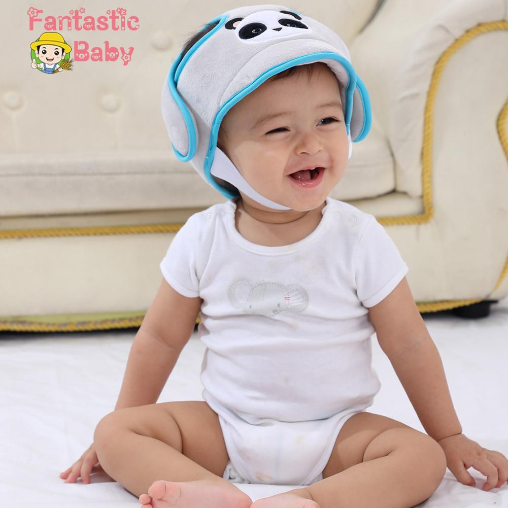 Mũ bảo hiểm bảo vệ đầu cho bé tập đi có thể điều chỉnh