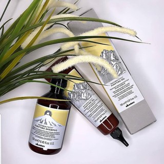 Hàng_chính_hãng_100% combo dầu gội và gel hạn chế gàu davines purifying shampoo 250ml/150ml