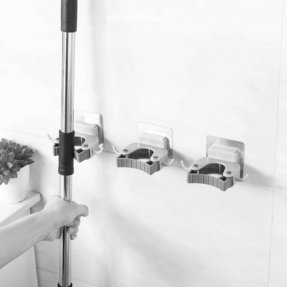 Giá Treo Cây Lau Nhà Gắn Tường Tiện Lợi Đứng