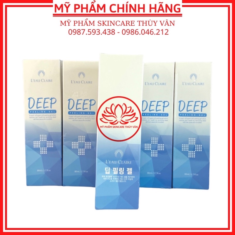 Tẩy Da Chết Sạch Sâu Hàn Quốc Chính Hãng LEAU CLAIRE 80ml