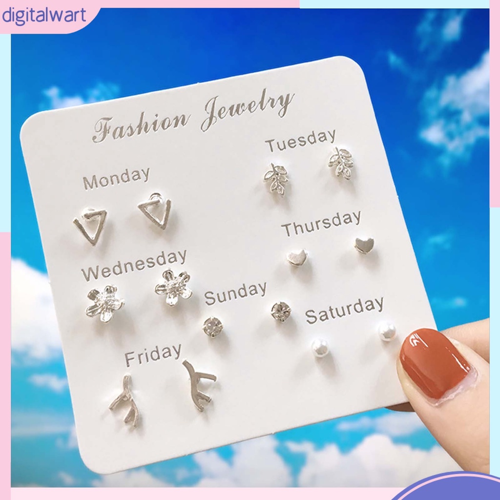 Khuyên Tai Hợp Kim Hình Ngôi Sao Dễ Thương