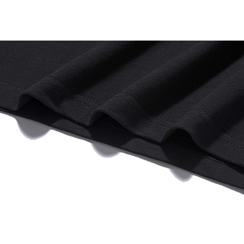 Áo Thun Cotton Tay Ngắn Dáng Rộng Plus Size Unisex