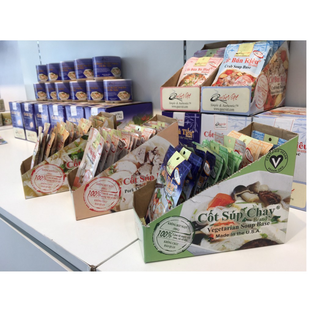 [FREESHIP + HOÀN XU] GIA VỊ NẤU Súp Gà Cốt Quốc Việt Foods 50g - Gia vị hoàn chỉnh nhập khẩu - Nấu được 6 tô | BigBuy360 - bigbuy360.vn