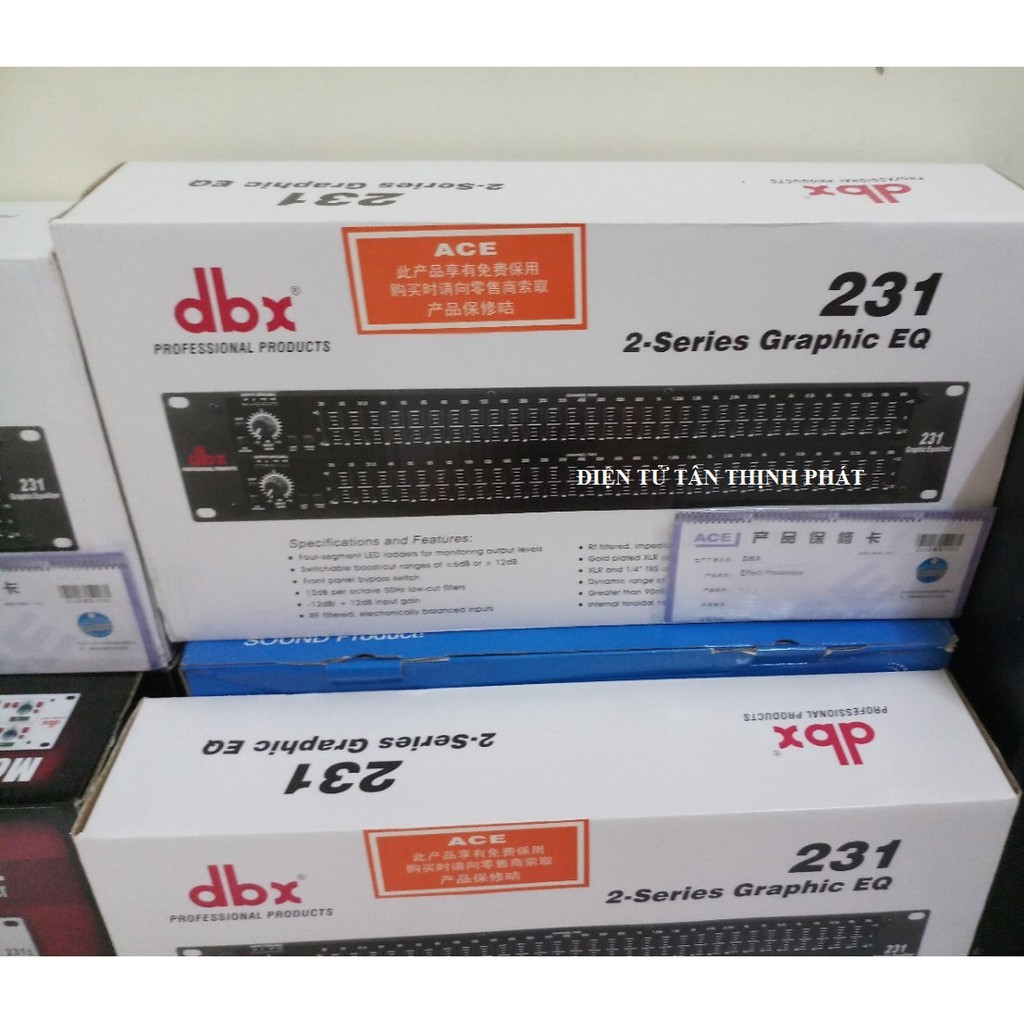 lọc xì equalizer dbx 231 loại 1- dbx 231- equalizer dbx 231- lọc xì dbx 231