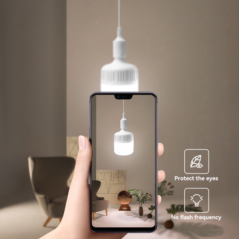 Bóng đèn LED E27 CANMEIJIA tiết kiệm năng lượng 6500K 5W 10W 15W 20W 30W 40W 50W