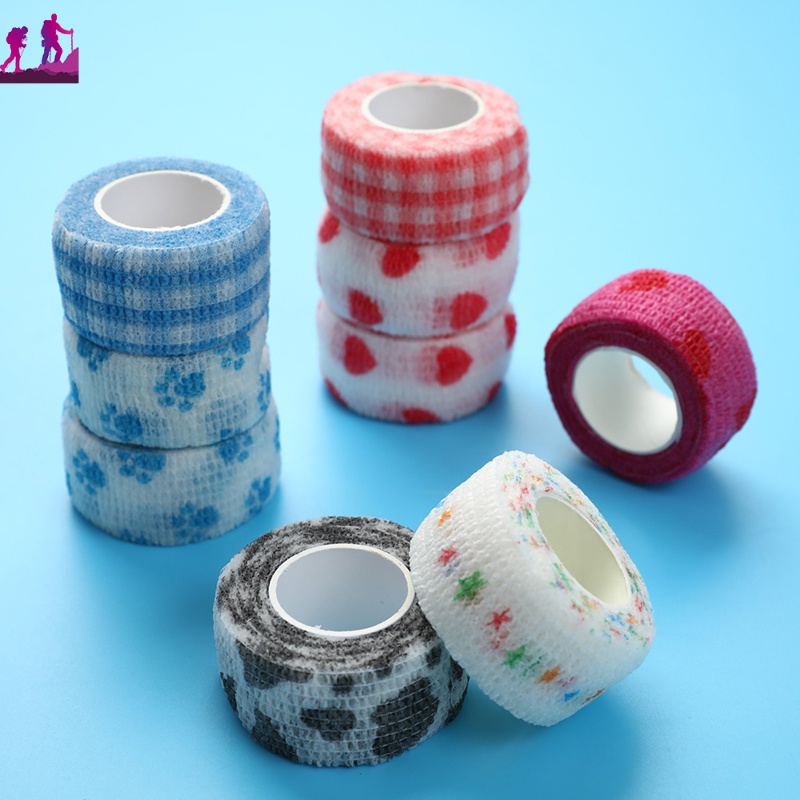 Cuộn băng quấn y tế tự dính dùng một lần kích thước 2.5*450cm tiện lợi