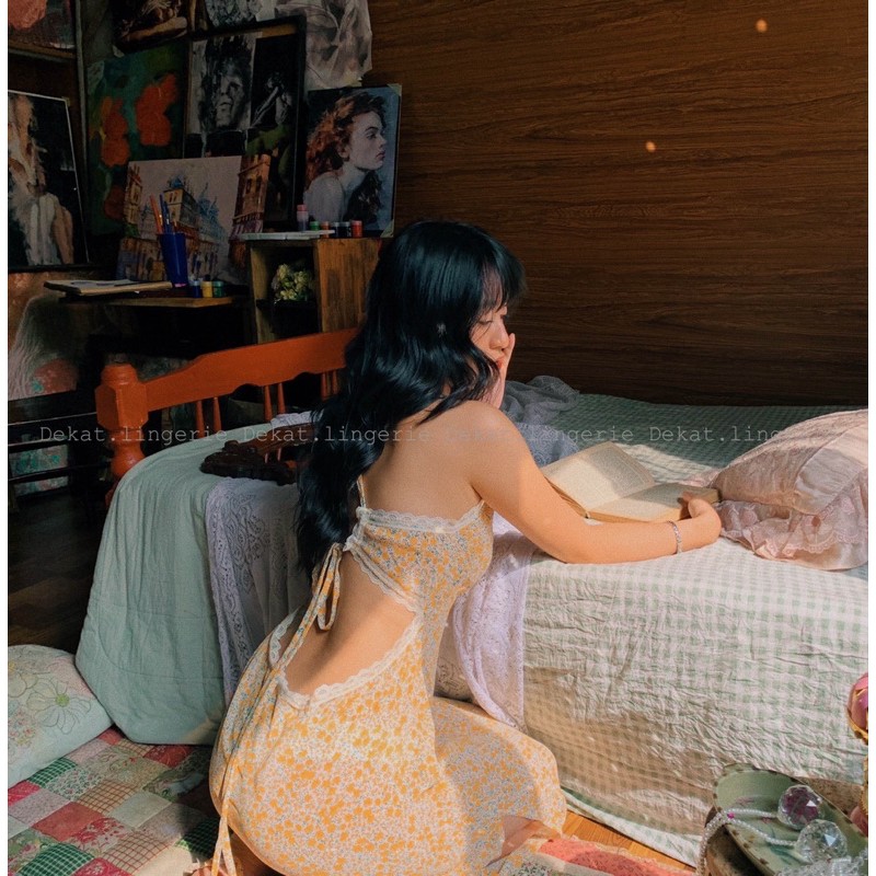 Floral Dress (vàng toả nắng)