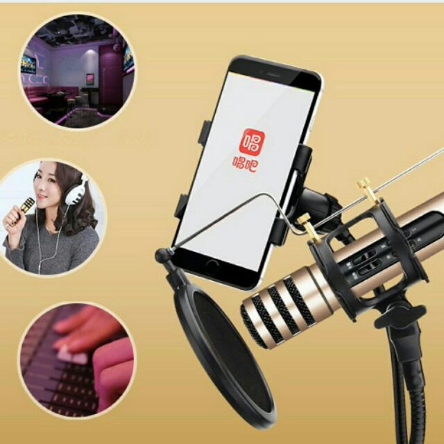 Micro live stream hát thu âm trên điện thoại C6