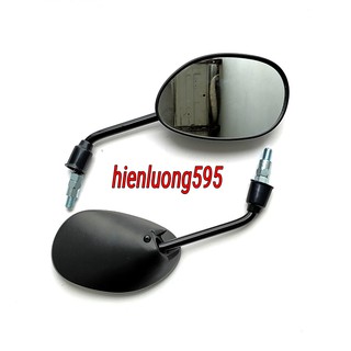 Gương chiếu hậu lắp cho xe máy Wave các loại, Lead 125, Vision, Airblade, Sh mode, Click, Future các đời (01 cặp)