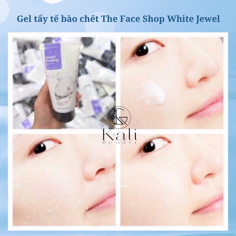 Tẩy da chết ngọc trai White Jewel Peeling The Face Shop