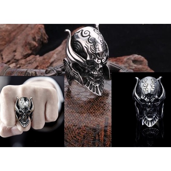 Nhẫn Zaruba Từ Truyền Thuyết Garo Một Series Nổi Tiếng Tại Nhật Bản Chiều Dài 3.5 Cm Chiều Rộng 2.3 