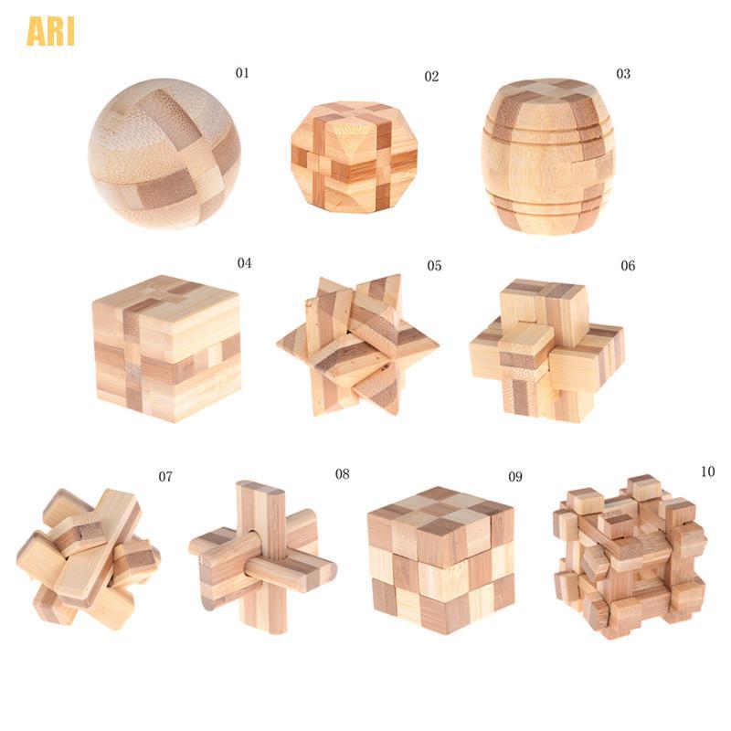 Bộ Đồ Chơi Mở Khóa 3d Bằng Gỗ Cho Bé