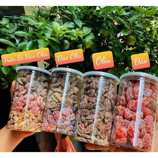 Xí muội ô liu - xí muội đào - trần bì hũ 500gr