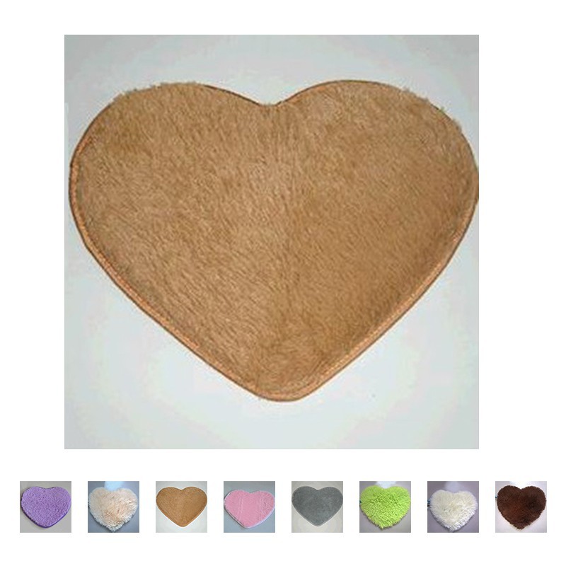 Heart Shaped Tufted Rug Mat Carpet Floor Mat Area Rug