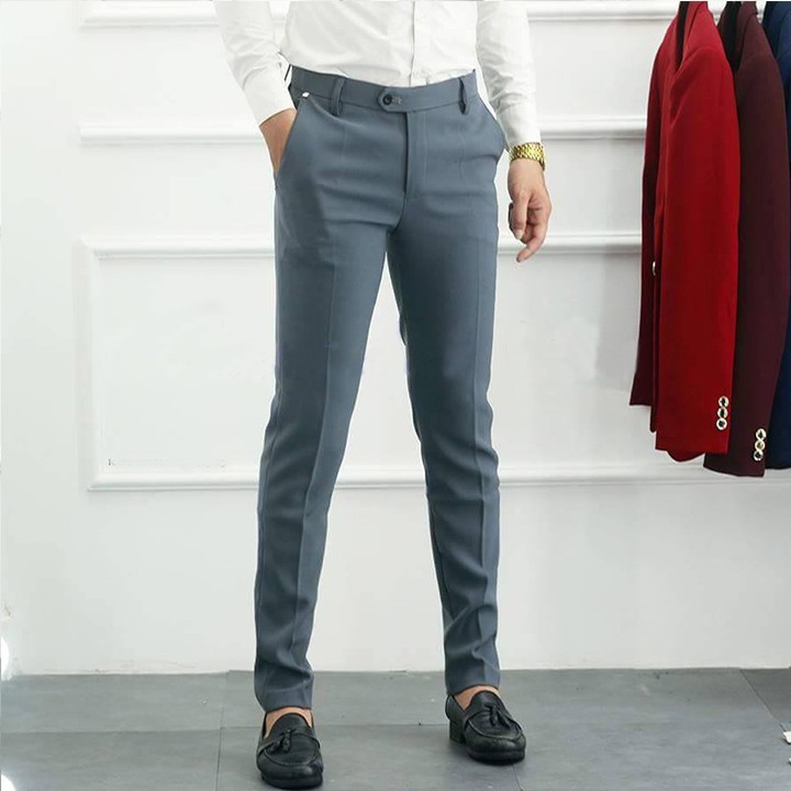 Quần tây nam vải tuyết mưa form dáng trẻ trung Hàn Quốc | BigBuy360 - bigbuy360.vn