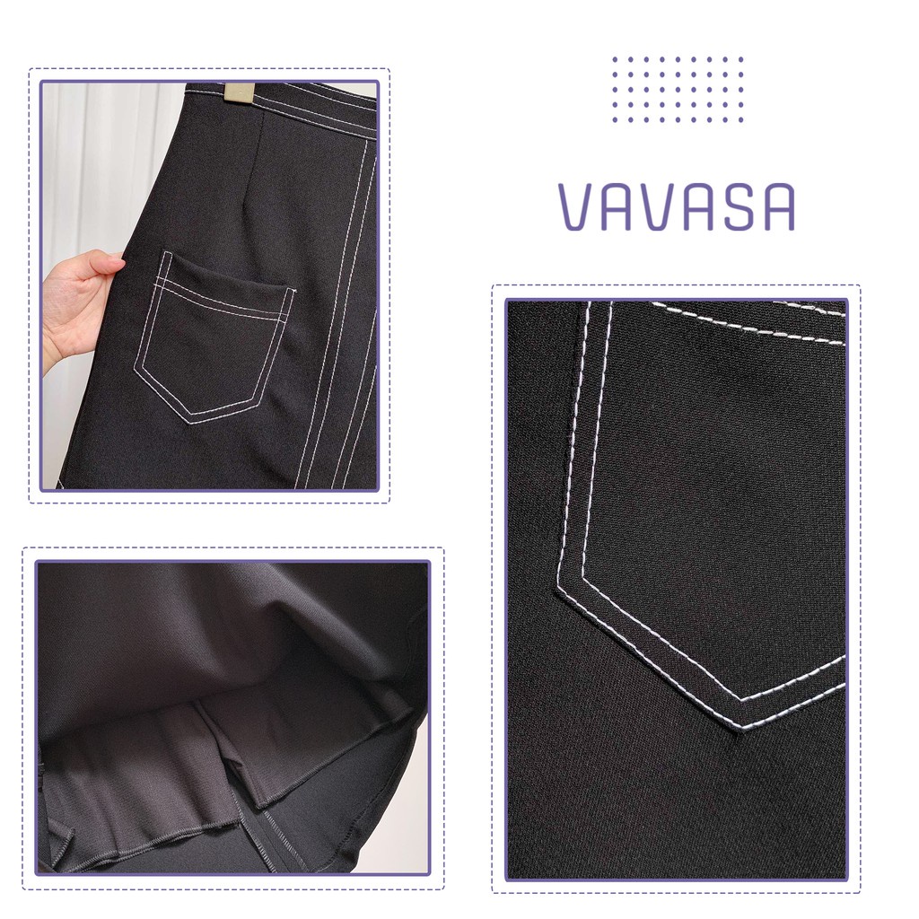 Chân váy chữ a bigsize ngắn lưng cao công sở xếp ly đẹp hàn quốc  CV12 | BigBuy360 - bigbuy360.vn