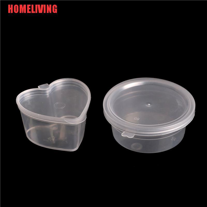 Set 10 Hộp Nhựa Trong Suốt Đựng Đồ Chơi Chất Dẻo Nhiều Màu Sắc