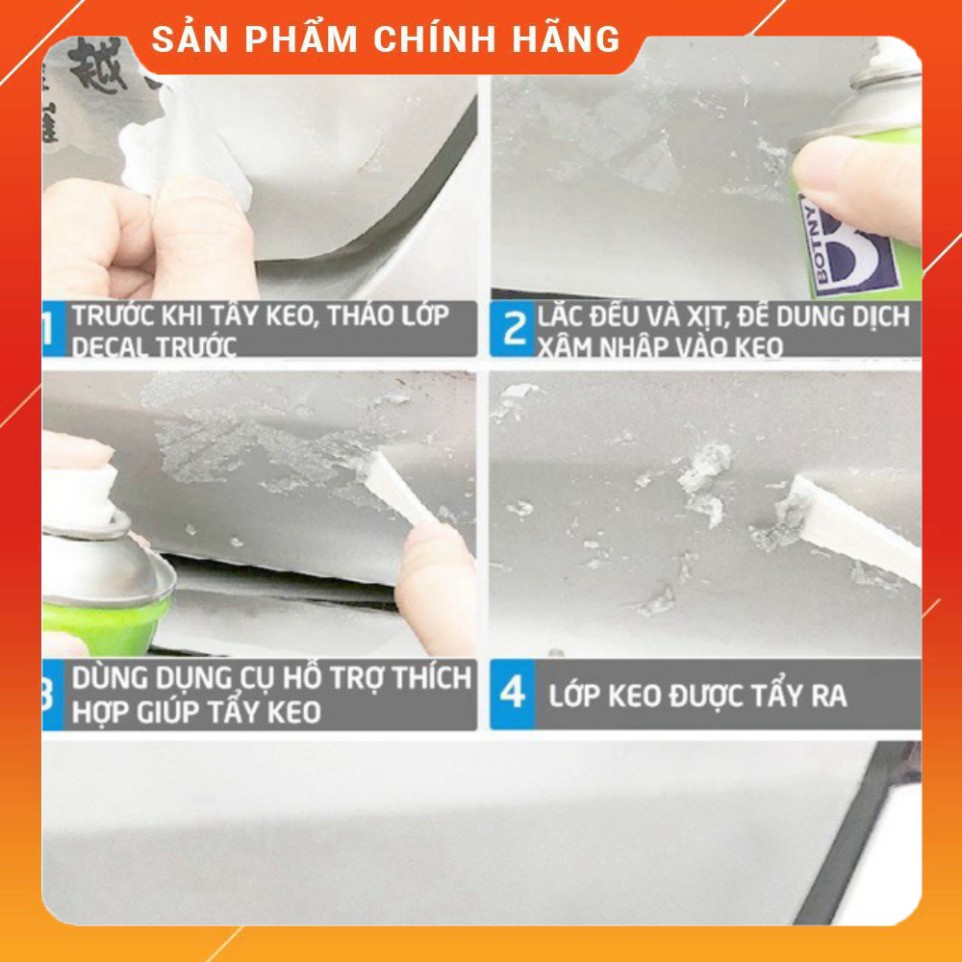 Chai Xịt Tẩy Sạch KeoFREESHIPChất Tẩy Sạch Keo - Nhựa Đường UFU - Sticker Remover