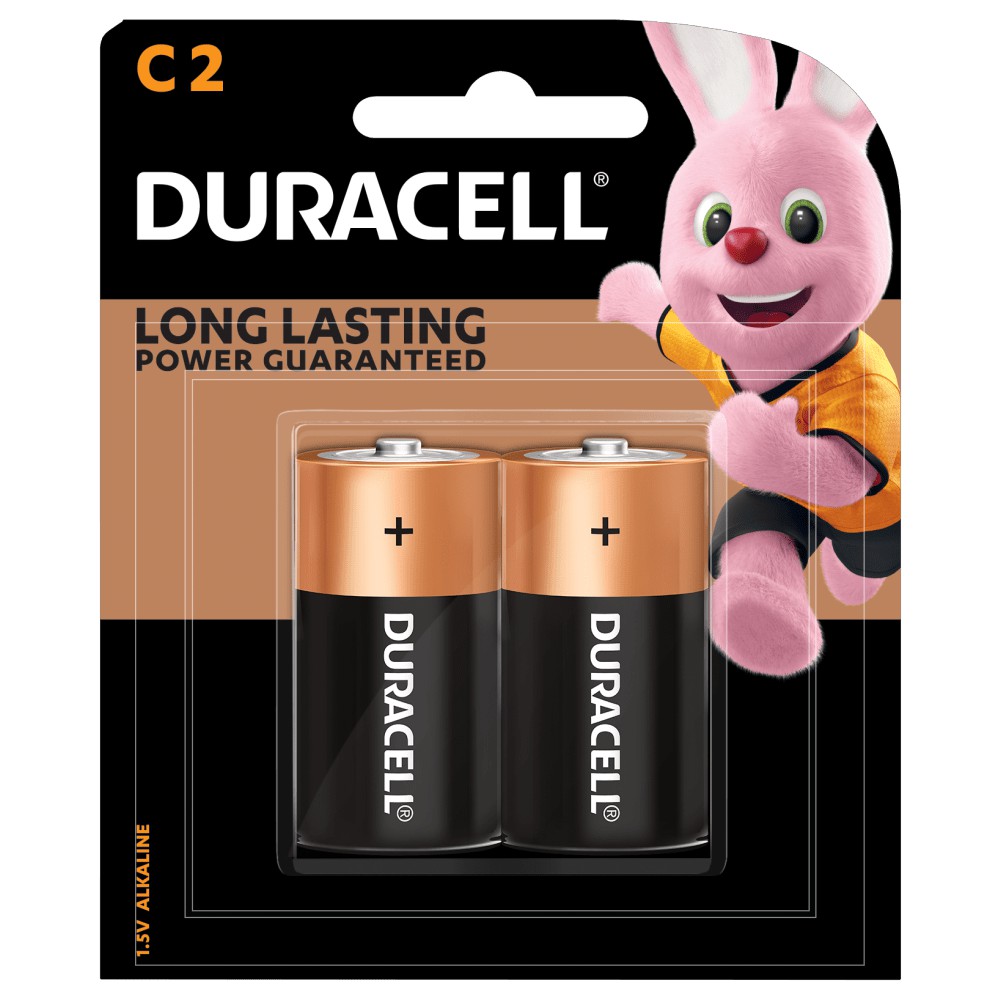 Pin Trung Duracell cao cấp MN1400 vỉ 2 viên chính hãng