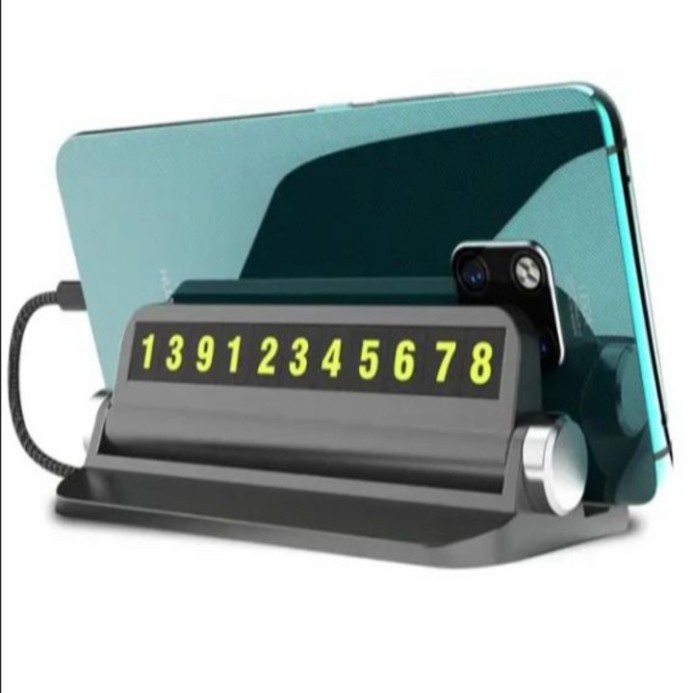 Sản Phẩm Bảng Số Điện Thoại, Kiêm Giá Đỡ Điện Thoại Trên Taplo Xe Hơi/ Ô Tô Mã BSDT-Z1 .