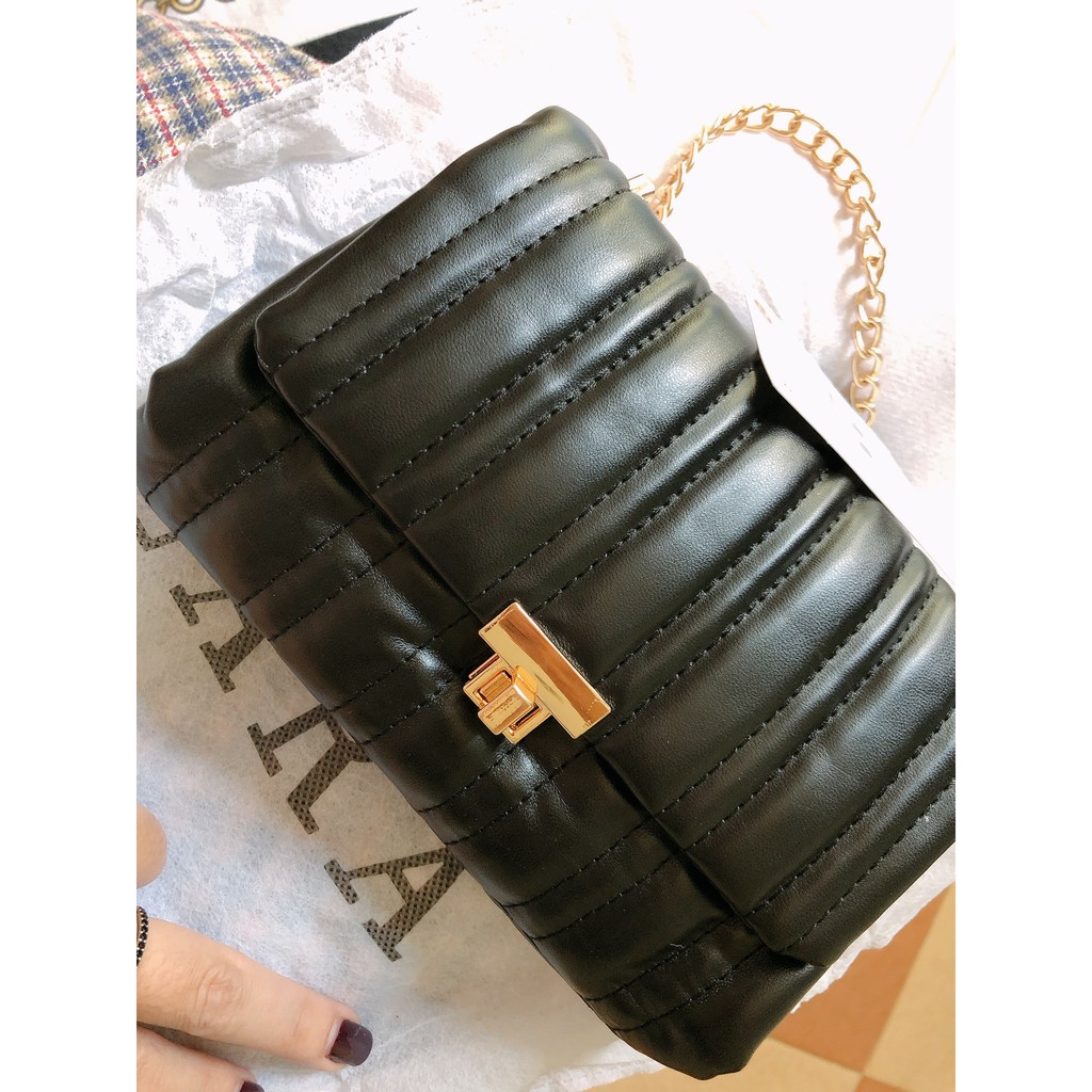 Túi xinh 2 màu đen và kem