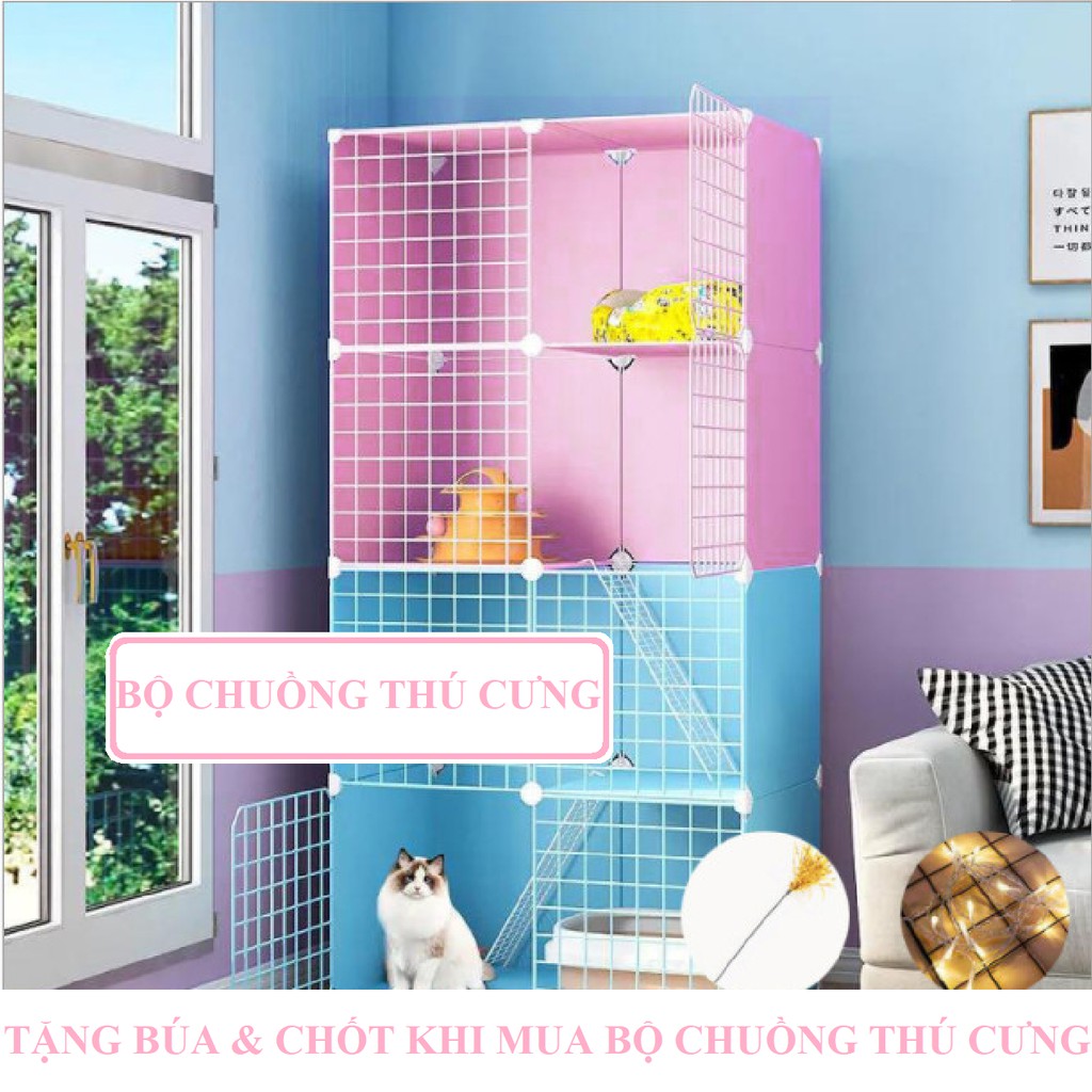 BỘ CHUỒNG CHO THÚ CƯNG BÁN THEO TẤM NHIỀU MÀU SIÊU ĐẸP