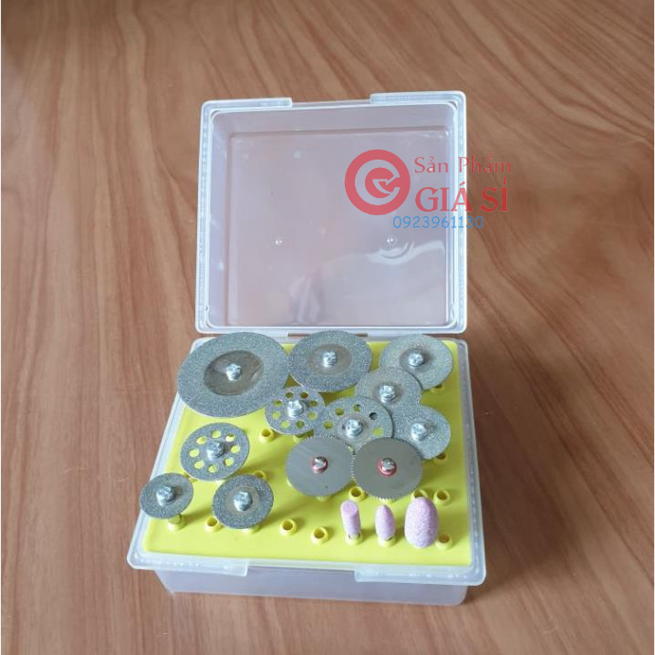 Bộ đĩa 10 cắt kim cương cương 2 đĩa cắt răng gỗ và 3 mũi đá mài ❤️freeship❤️